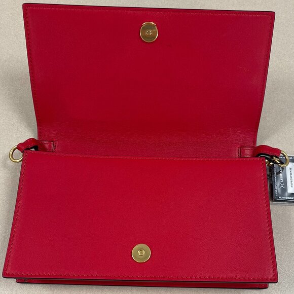 Valentino Garavani Love Lab Dante Paradiso Two Way Bag Red Leather - Preowned - Picture 9 of 13